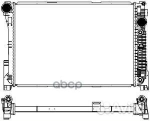 Радиатор MB W204/W212/C212 1.6-6.3/2.2D-3.5D 07