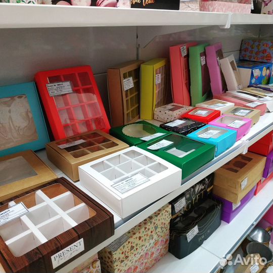 Коробка для кексов, конфет и зефира