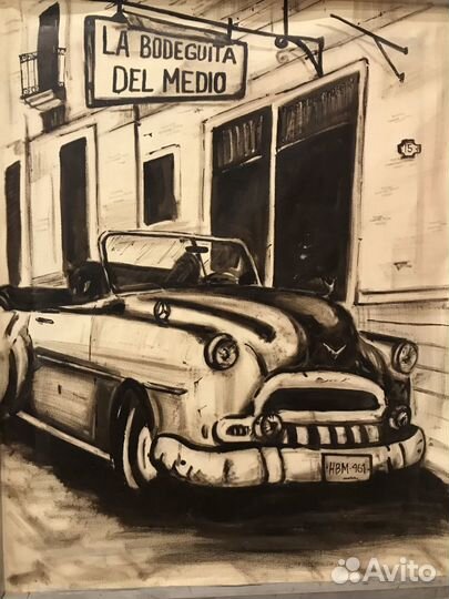 Картина уличного художника с Кубы