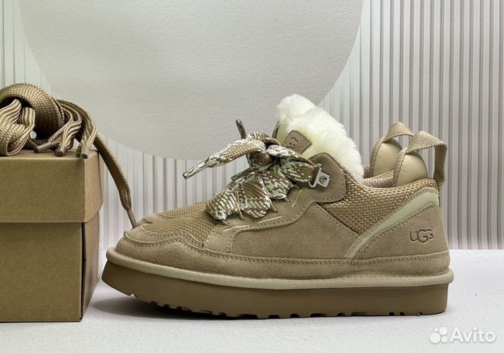 Угги кроссовки Женские Ugg Lowmel Sneaker Sand