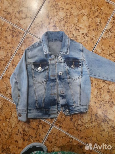 Джинсовый пиджак на девочку