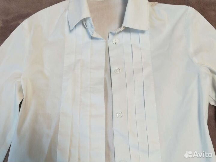 Рубашка блузка для девочки 8-10 лет