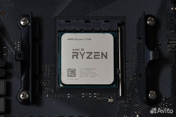 ASRock AB350 Pro4, Ryzen 7 1700, куллера