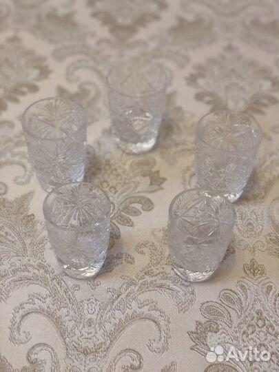 Рюмки хрустальные