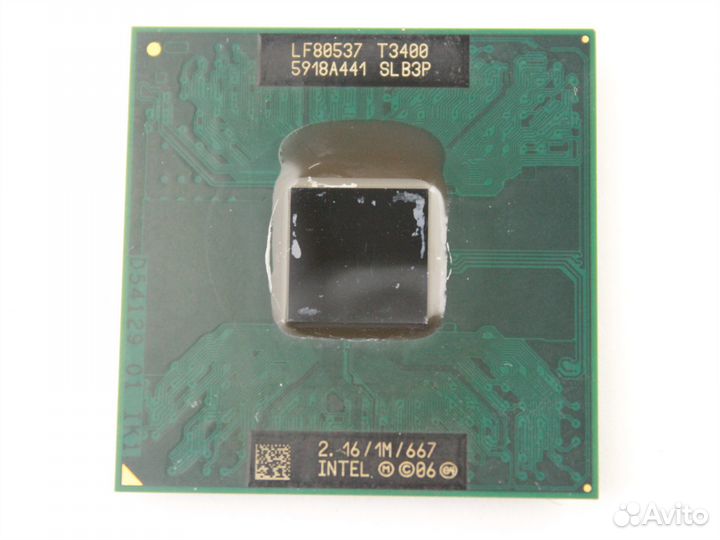Процессор Intel Celeron T3400 (1M Cache, 2.16 GHz