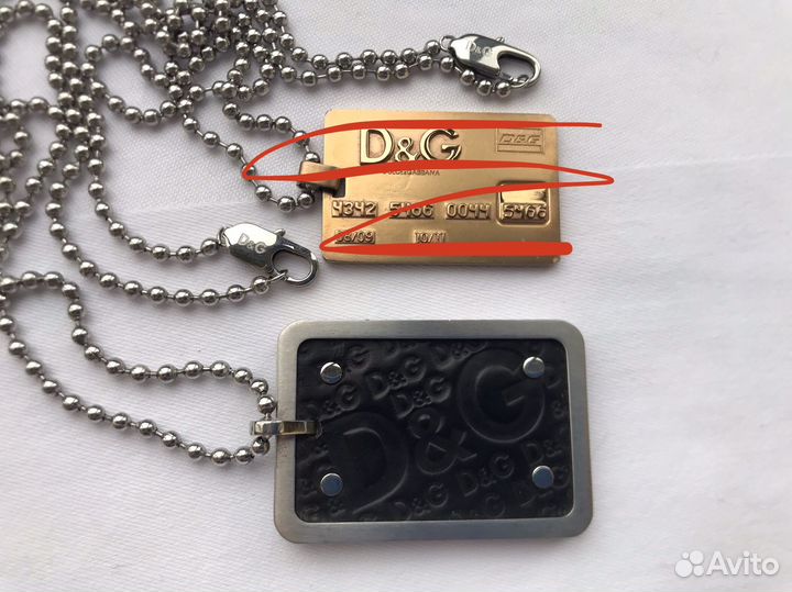 D&G жетон логотип