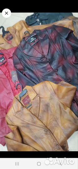 Пиджак жен.нат.кожа винтаж