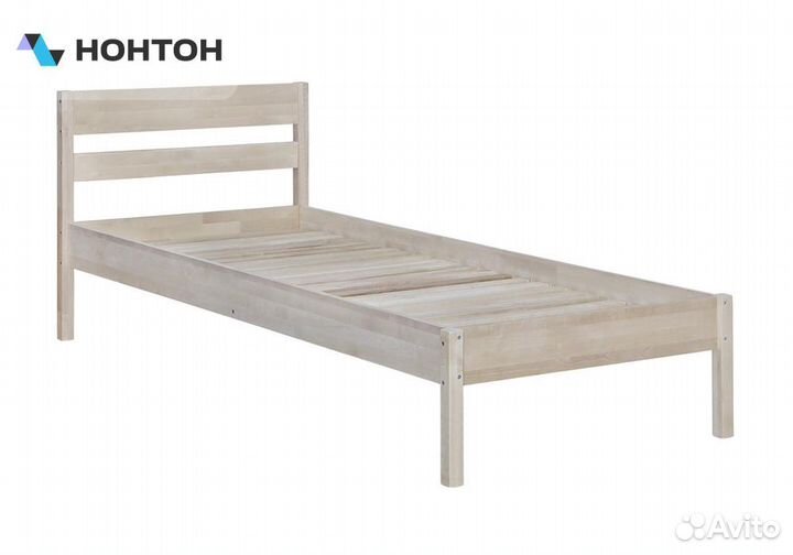 Кровать односпальная Эко-Массив