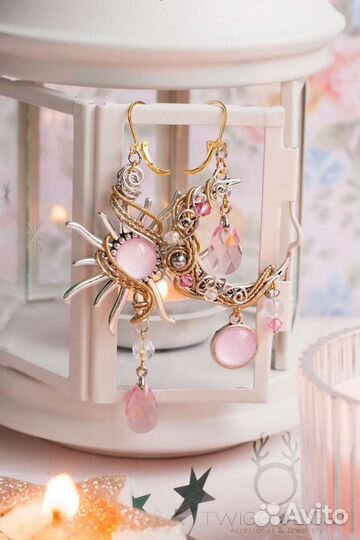 Серьги авторские Twiggi Light