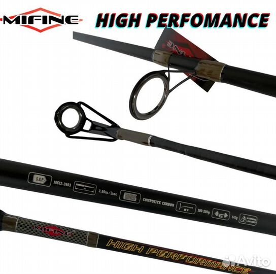 Удилище карповое Mifine Hig Performance 3,9м