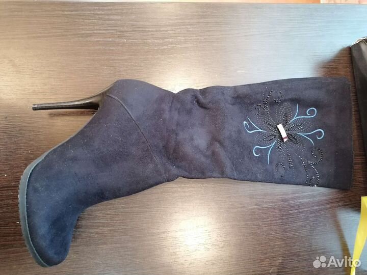 Сапоги женские новые 40 размер кожа нат