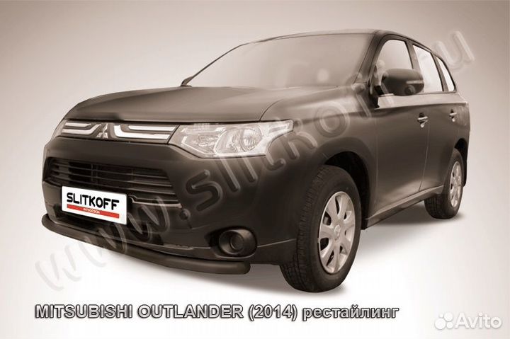 Защита бампера d57 mitsubishioutlander mout14-003B