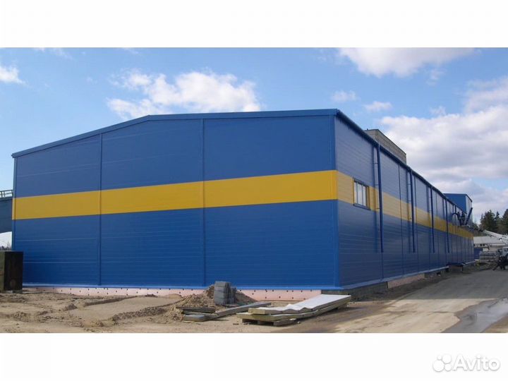 Строительство ангаров складов зернохранилищ