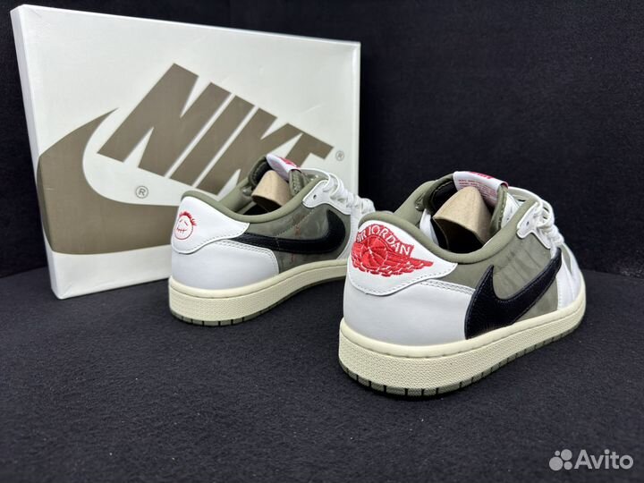 Nike Air Jordan 1 low x Travis Scott Medium Olive