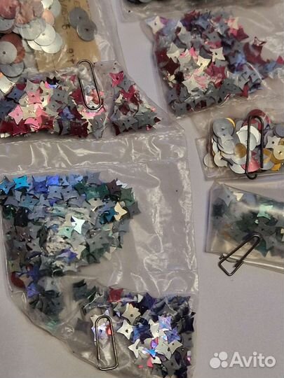 Украшения для одежды: Блестки, пайетки советские