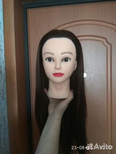 Манекен,голова для причесок, болванка новая+штатив