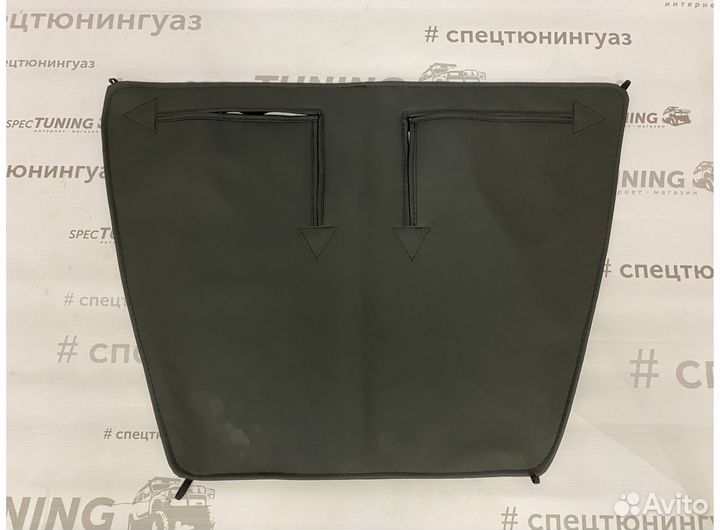 Утеплитель радиатора на ГАЗель Бизнес чёрный