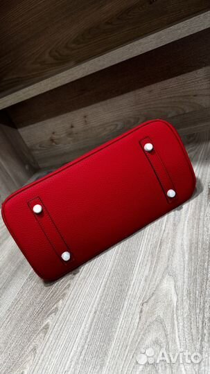 Сумка женская Hermes birkin 30 серебро