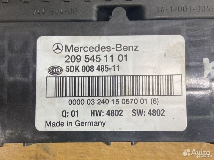 Блок предохранителей mercedes
