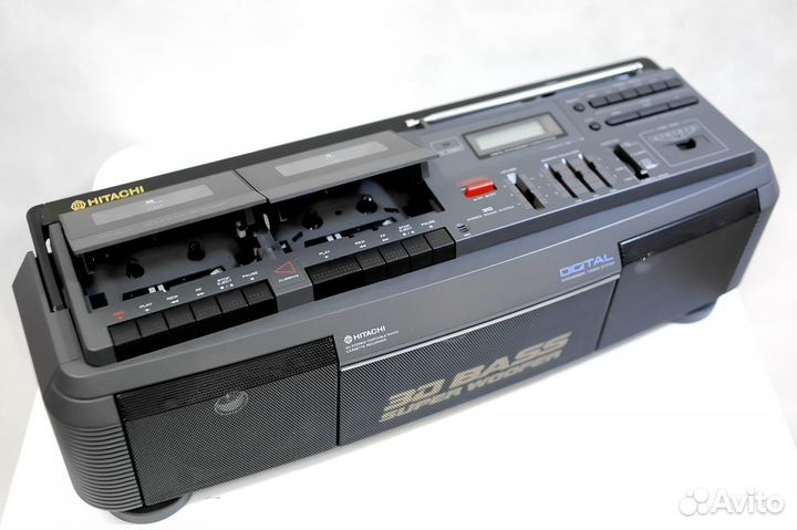 Стереофоническая Магнитола Hitachi TRK-3D35E,1990г