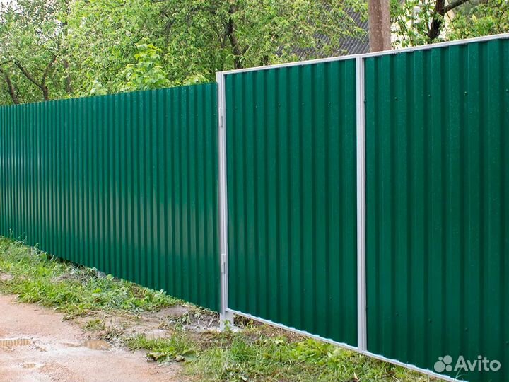 Профнастил С8 0.4 мм - Зеленый мох