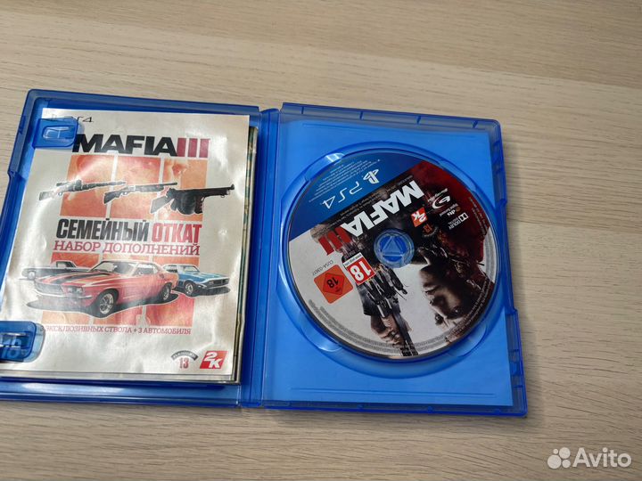 Mafia 3 ps4 диск