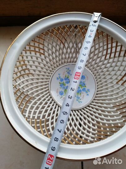 Сухарница, ваза для фруктов, конфетница фарфор кфз