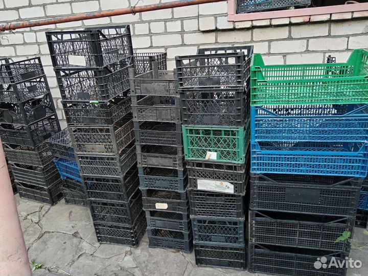 Пластиковые ящики для хранения бу