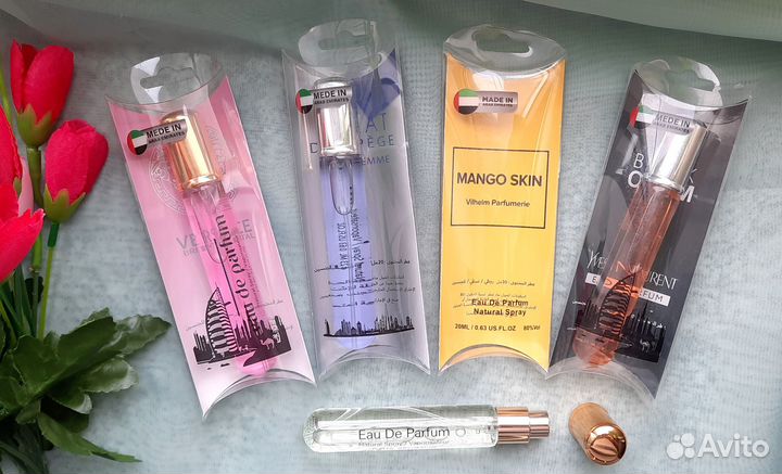 Миниатюры духов (жен и муж)