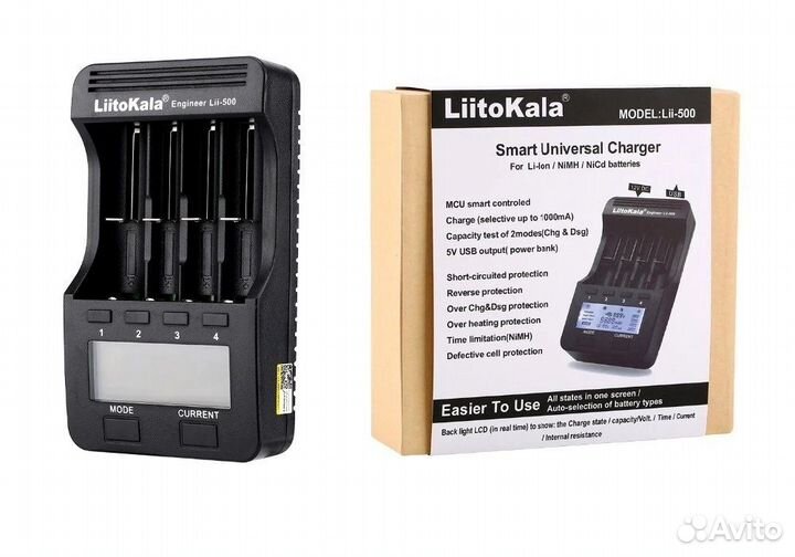 LiitoKala Lii-500 инженерное зарядное устройство