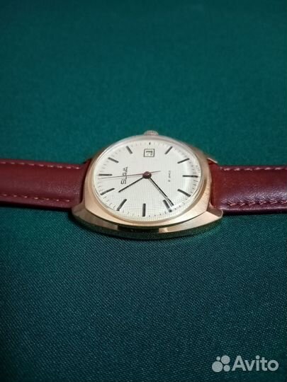 Часы слава СССР позолоченные