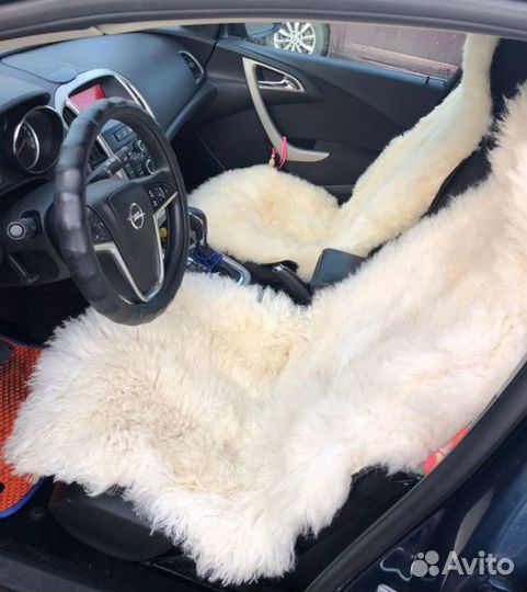 Меховые накидки на сидения