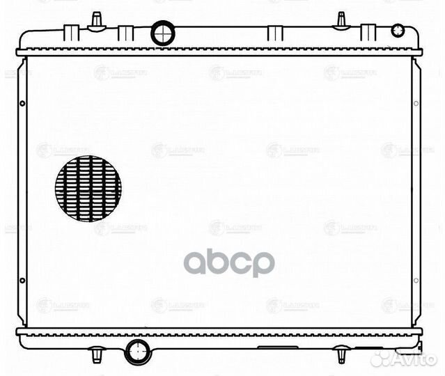 Радиатор peugeot 308 07/407/citroen C4 10- LRC