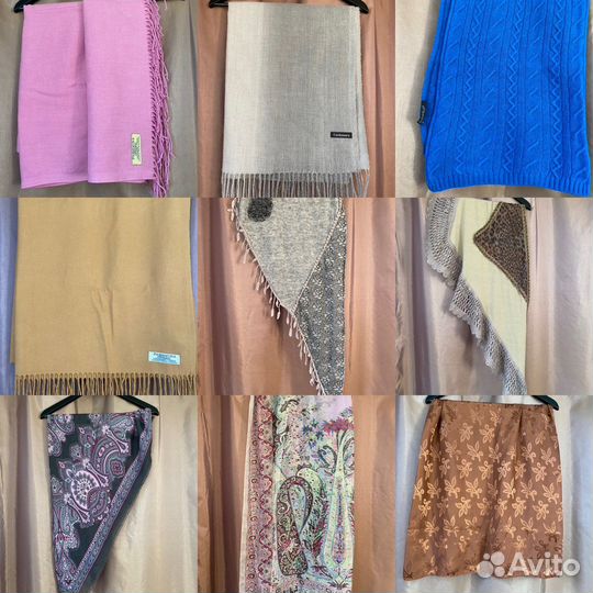 Палантины, платки и шарфы пакетом