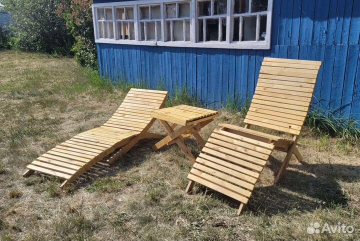 Шезлонг для дачи