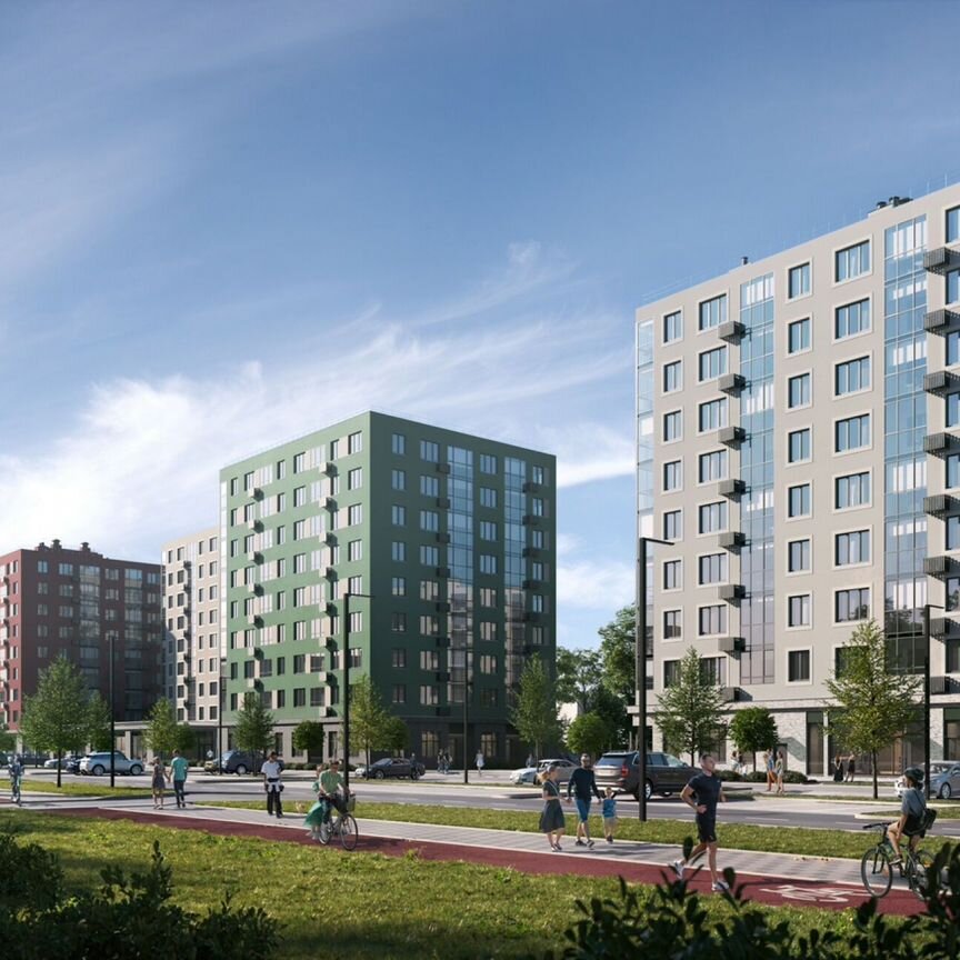 2-к. квартира, 46,4 м², 3/11 эт.