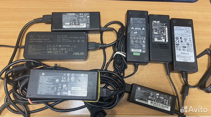 Блок питания для ноутбука asus, HP, Toshiba