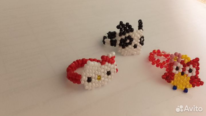 Колечки из бисера