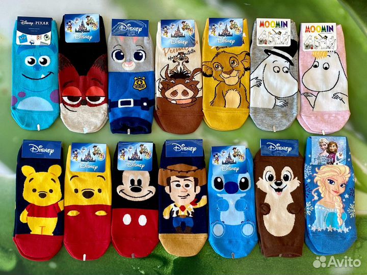 Носки корейские короткие и длинные