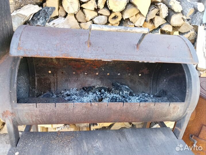 Мангал коптильня смокер