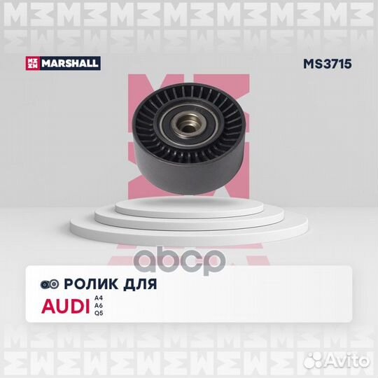 Ролик прив. ремня Audi A4 (B6-B8) 00- VW Crafter I