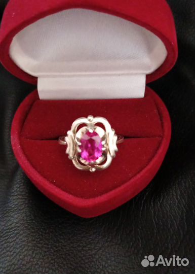 Серебряное кольцо СССР винтаж 875 пробы