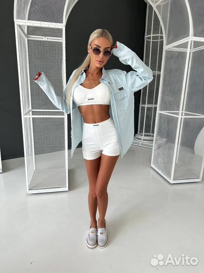 Стильная рубашка Miu Miu