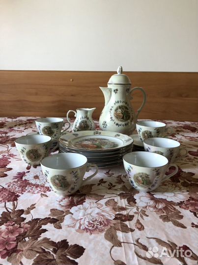 Кофейный сервиз Мадонна гдр Kahla