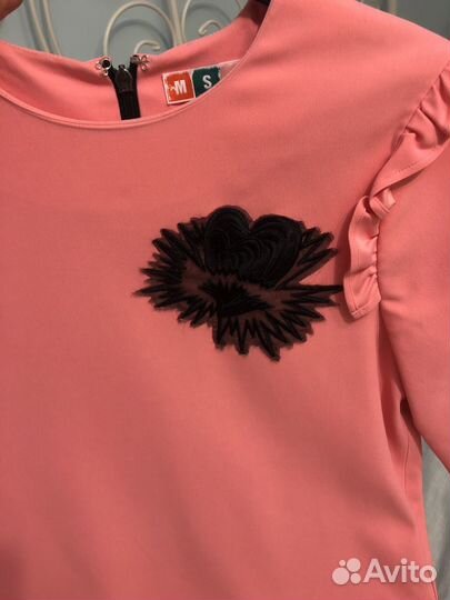 Платье розовое msgm 40 it