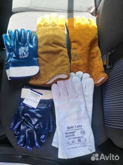 Краги сварщика, перчатки защитные