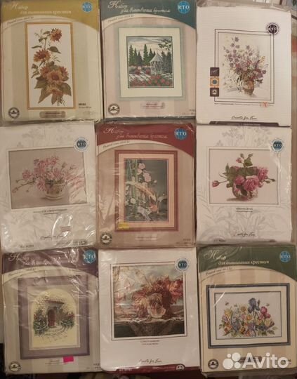 Наборы для вышивки крестом рто