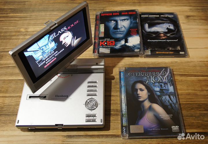 Портативный DVD плеер с LCD дисплеем 7 дюймов