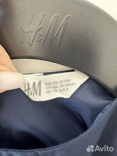 Сарафан школьный H&M 128 синий