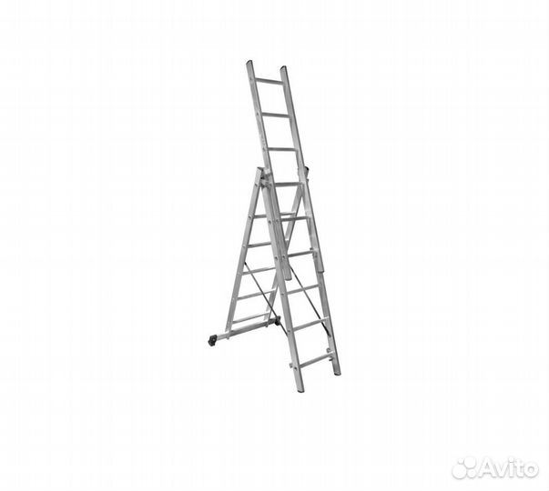 Лестница новая трехсекционная Gigant 3x6